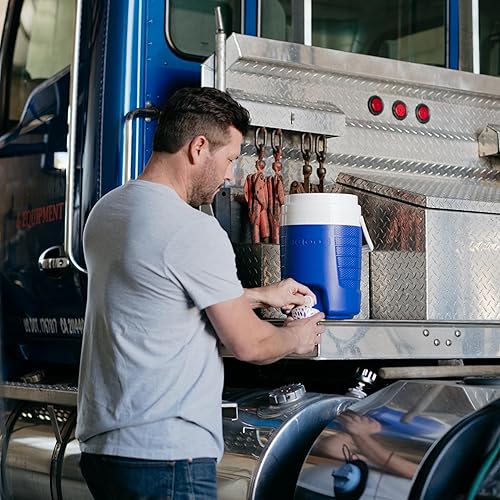 Miniatura 8 de Igloo, heladera con grifo para transportar bebidas, capacidad: 2 galones (color azul).