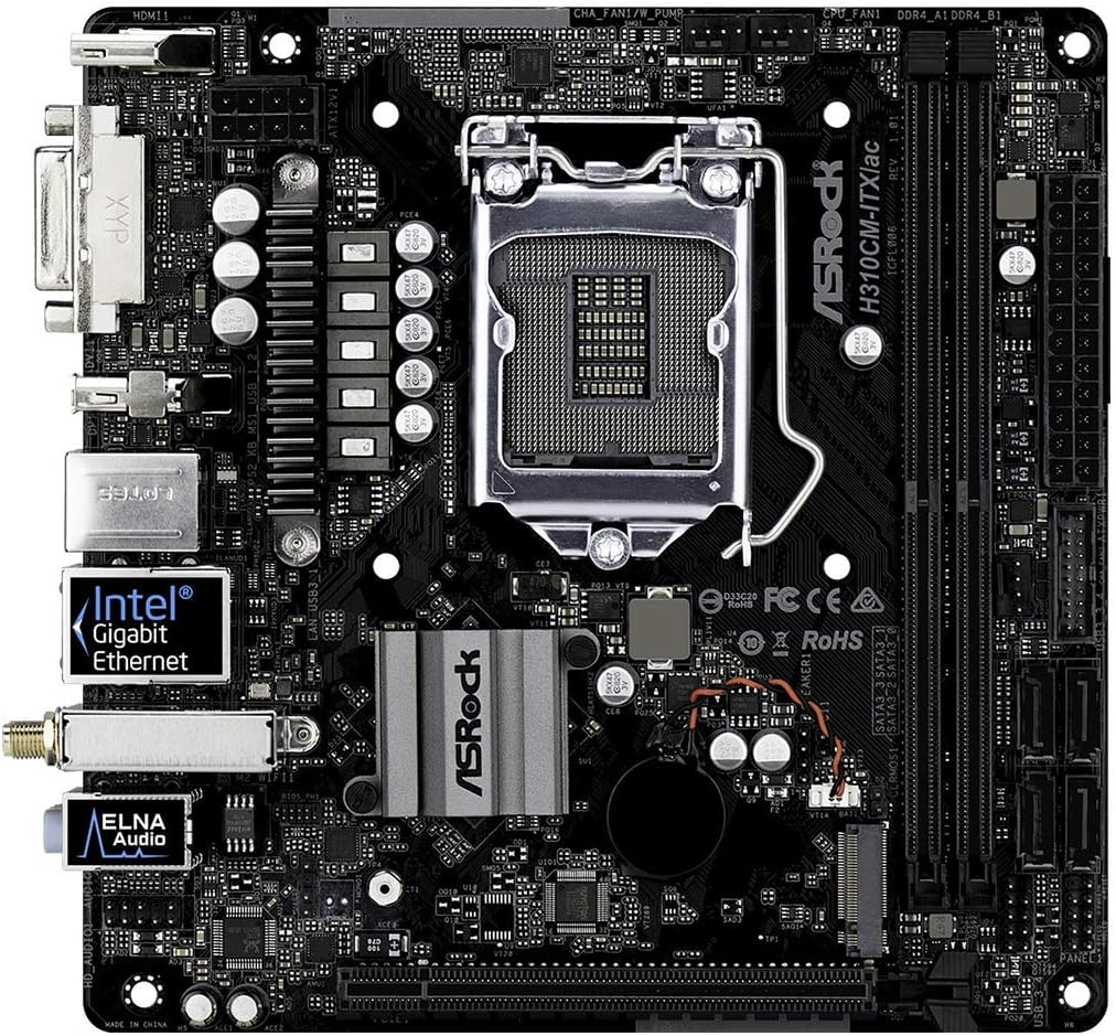 🔥 ASROCK Intel 8 ND Generation CPU (socket1151 H310 (), with Chips Mini – ITX Motherboard h310 cm – ITX/AC Exсluѕіvе Dіѕсоunt 70% Prісе ASROCK Intel 8 ND Generation CPU (socket1151 H310 (), with Chips Mini – ITX Motherboard h310 cm – ITX/AC