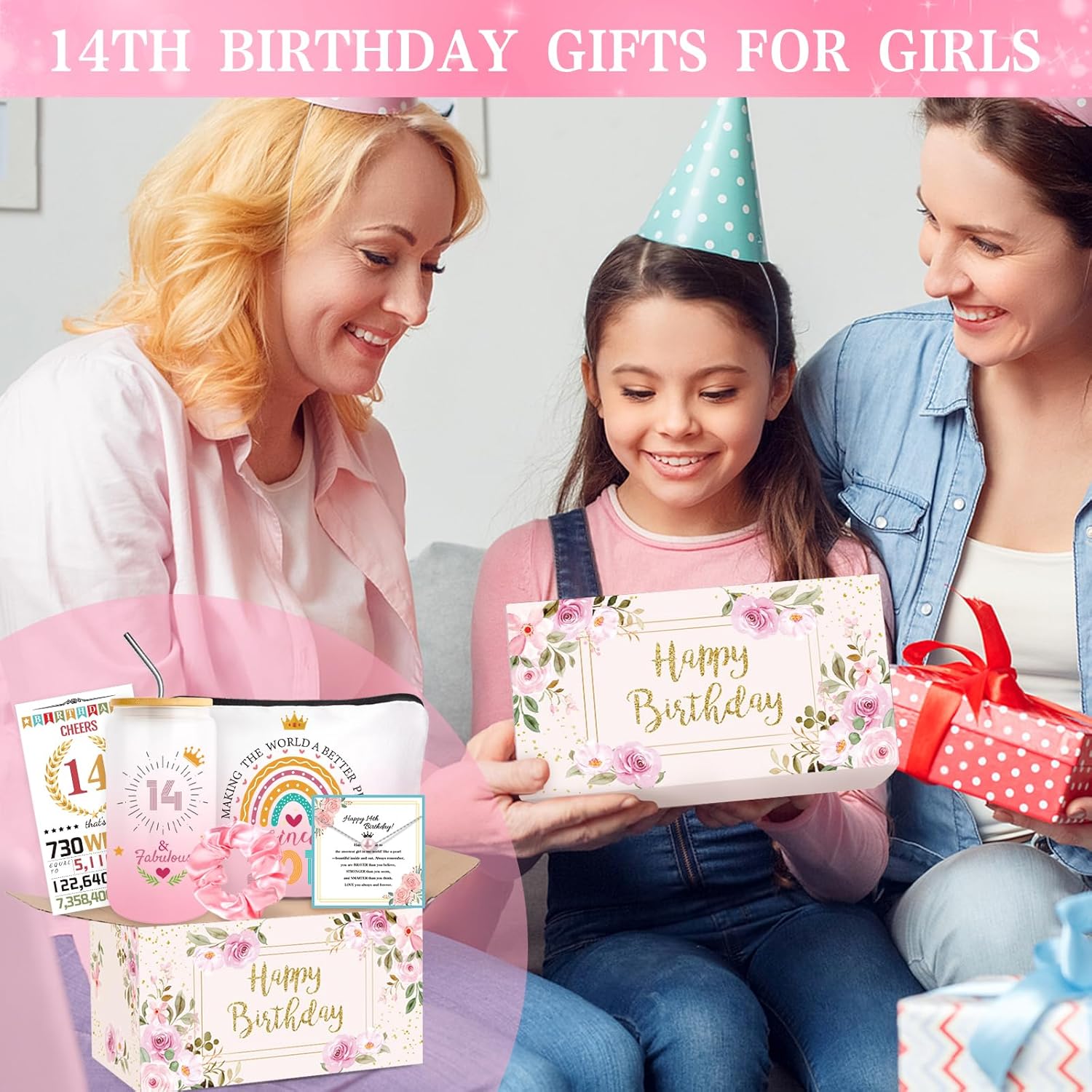 14th Birthday Gifts for Girls, Gift for 14 Year Old Beautiful Teen Girl, 14 Year Old Girl Gifts, Best Popular Present for Aged 14 Born in 2012, 14th Birthday Decorations for Girls - Image 7