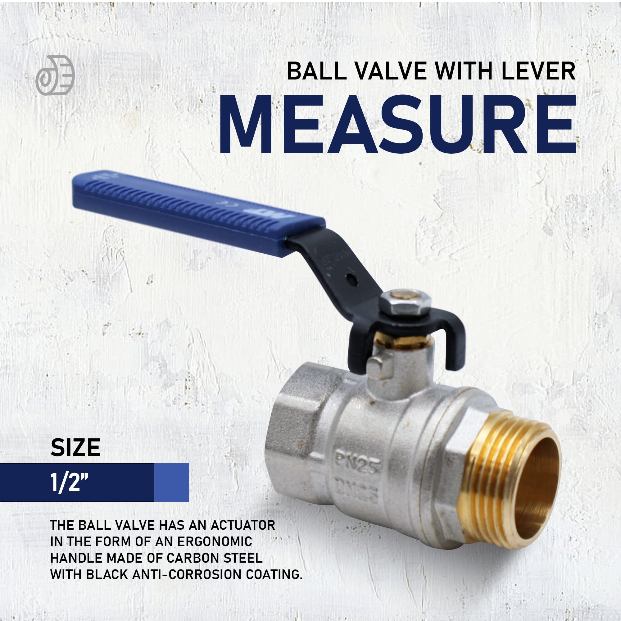 DOJA Barcelona Ball Valve Lever, 1/2" - Image 4