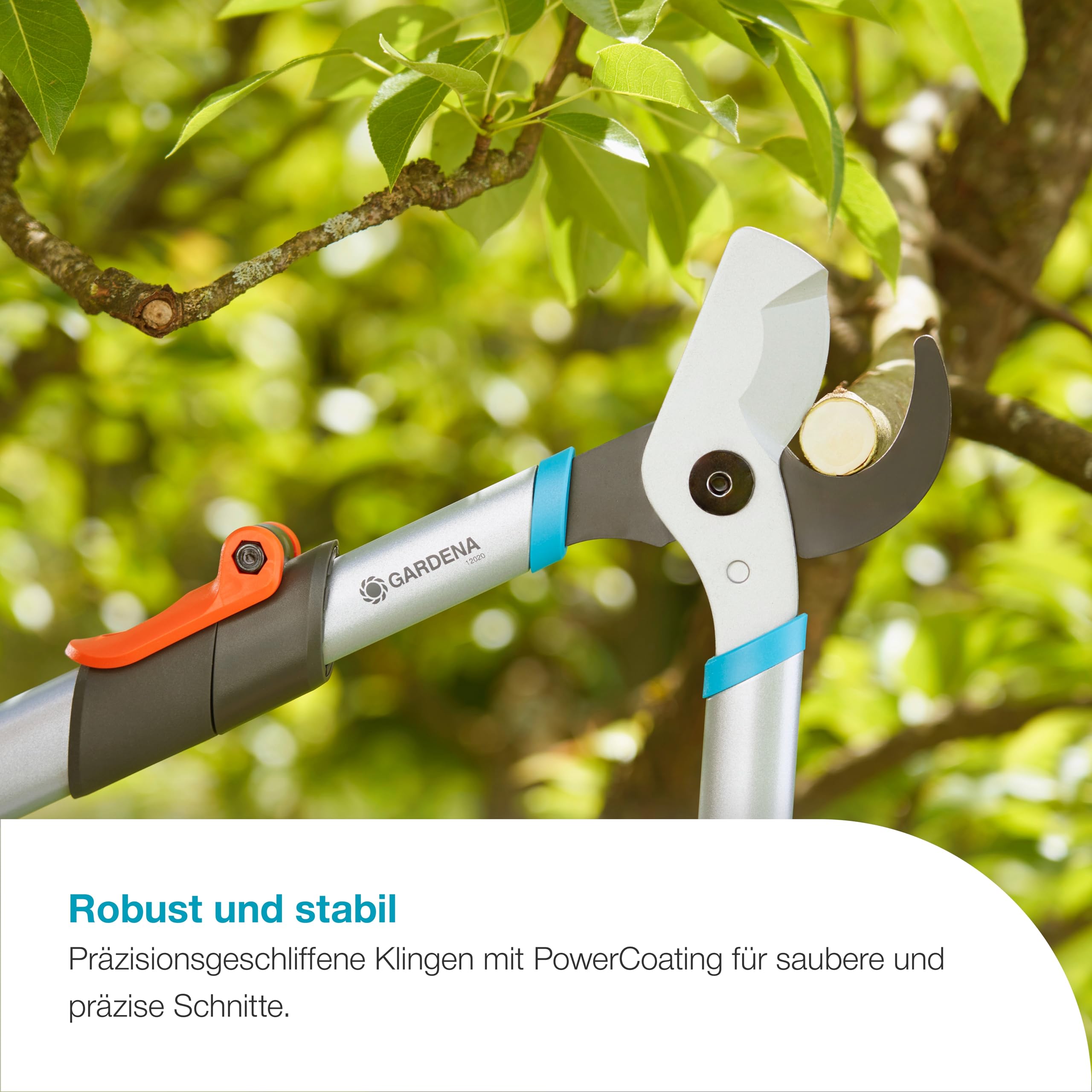 GARDENA TeleCut Basic teleskopierbare Astschere für frisches Holz