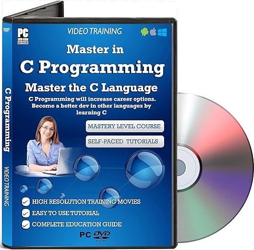 VIDEO TRAINING Mastering C PROGRAMMING Training Tutorial Video DVD Fast Learning Self-Paced Tutorial High Quality Training Videos with Examples| No…