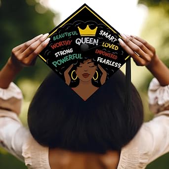 ADVANSYNC EarnedSwag She Is Affirmations Graduation Cap Topper