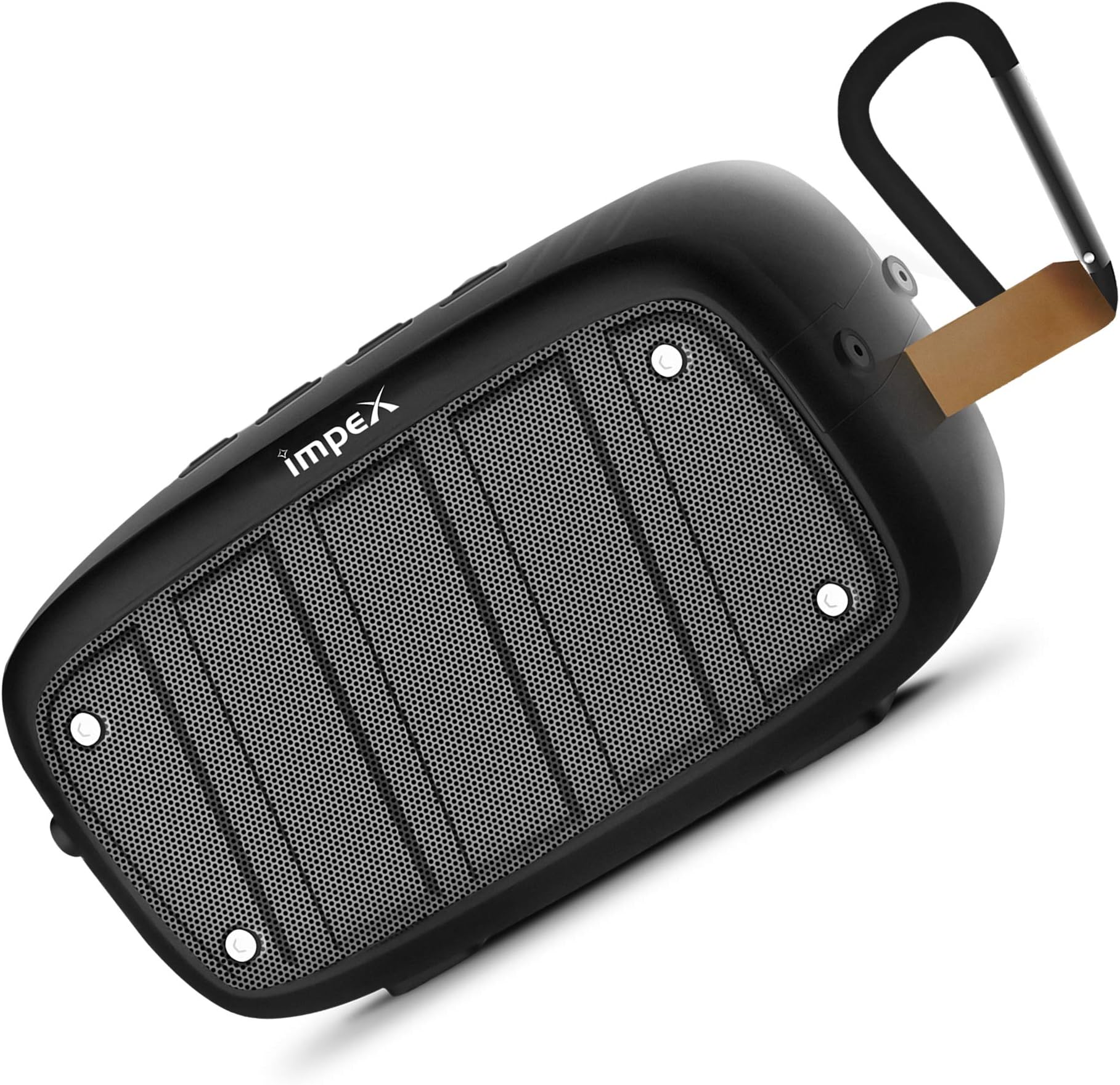 Impex SOUNDGEAR-2 10 Watts 2.0 Channel Portable Bluetooth Speaker with USB/SD/TF Card/AUX/FM Radio & Bluetooth Function (Black & Gray)
