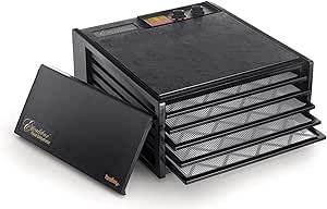 5 Tray Dehydrator with Timer Color: Black
