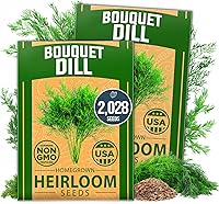 Vista 80 de HOME GROWN Semillas de eneldo sin OMG para plantar 1,014 ramos de semillas de eneldo y semillas de hierbas tradicionales para plantar al aire libre