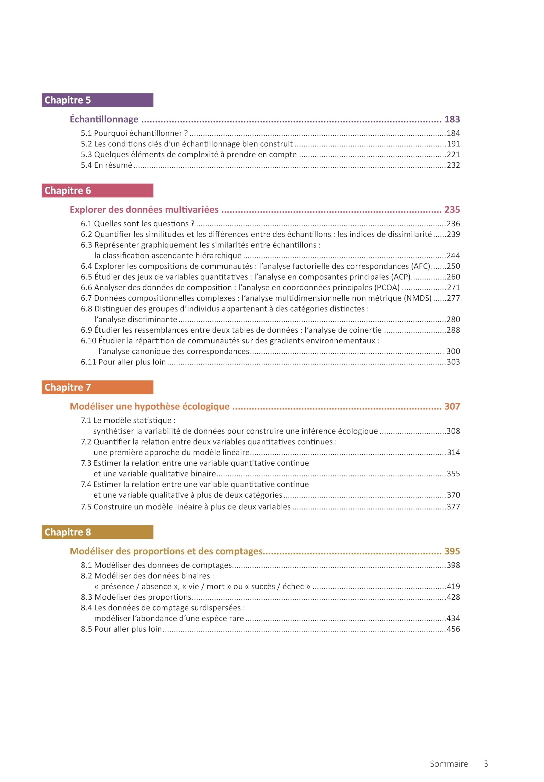 Analyse de données en écologie: Initiation aux outils statistiques pour l'études naturalistes