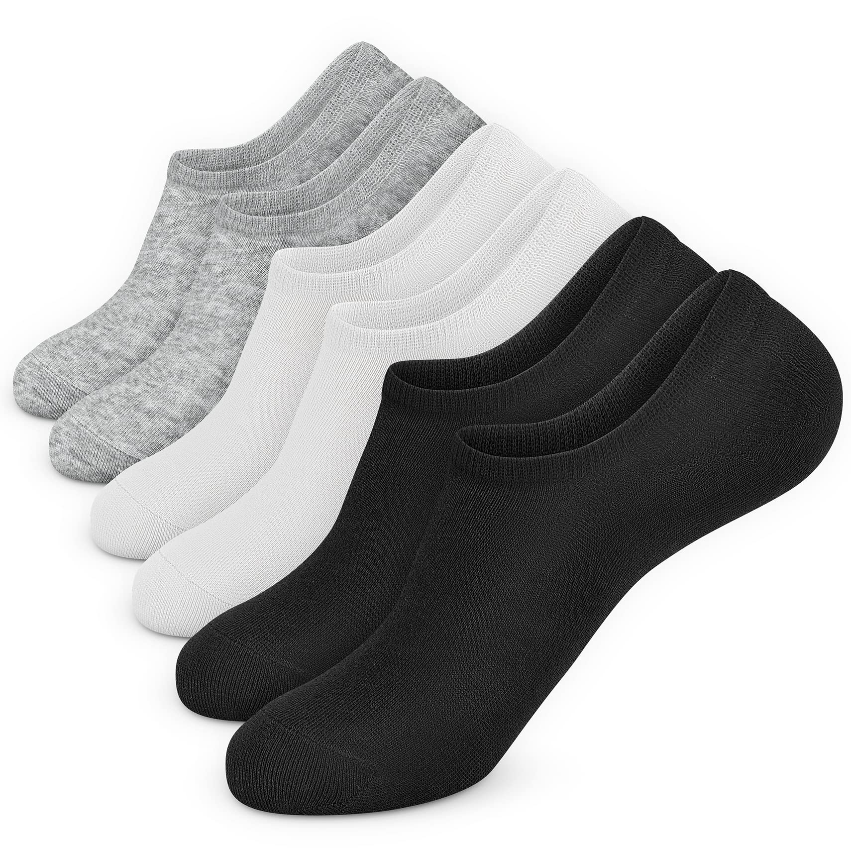 CHARMKING Compression Socks for Women & Men Circulation (8 Pairs)15-20 mmHg is Best Support for Athletic Running,Cycling