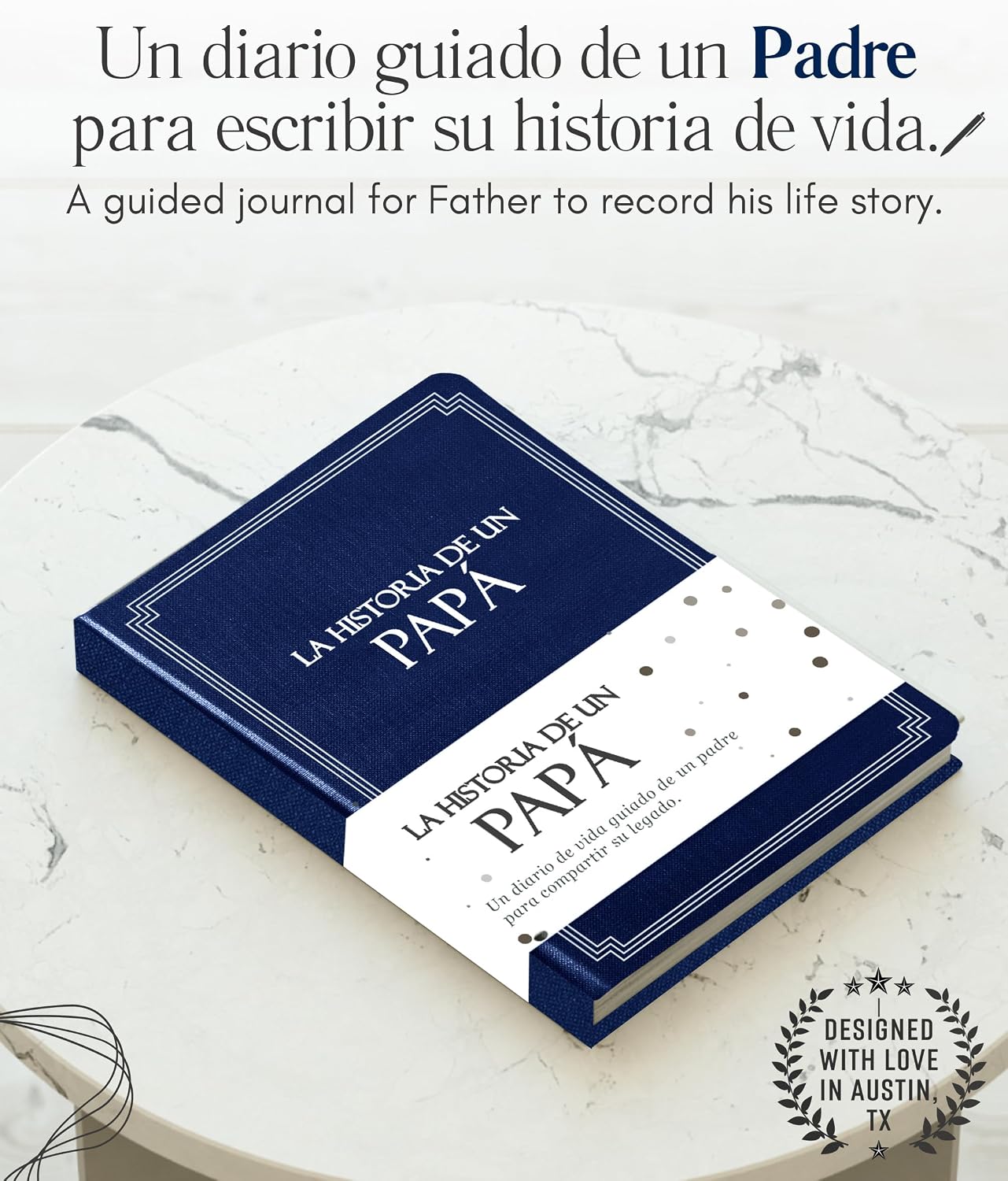 Papa y Abuelo Conjunto de Libros (Tapa dura): 250+ Preguntas, Mejor Regalo de Hijo e Hija, Regalos para el Día del Padre, Día de los Abuelos, Cumpleaños y Navidad (Edición en Español/Spanish Edition)