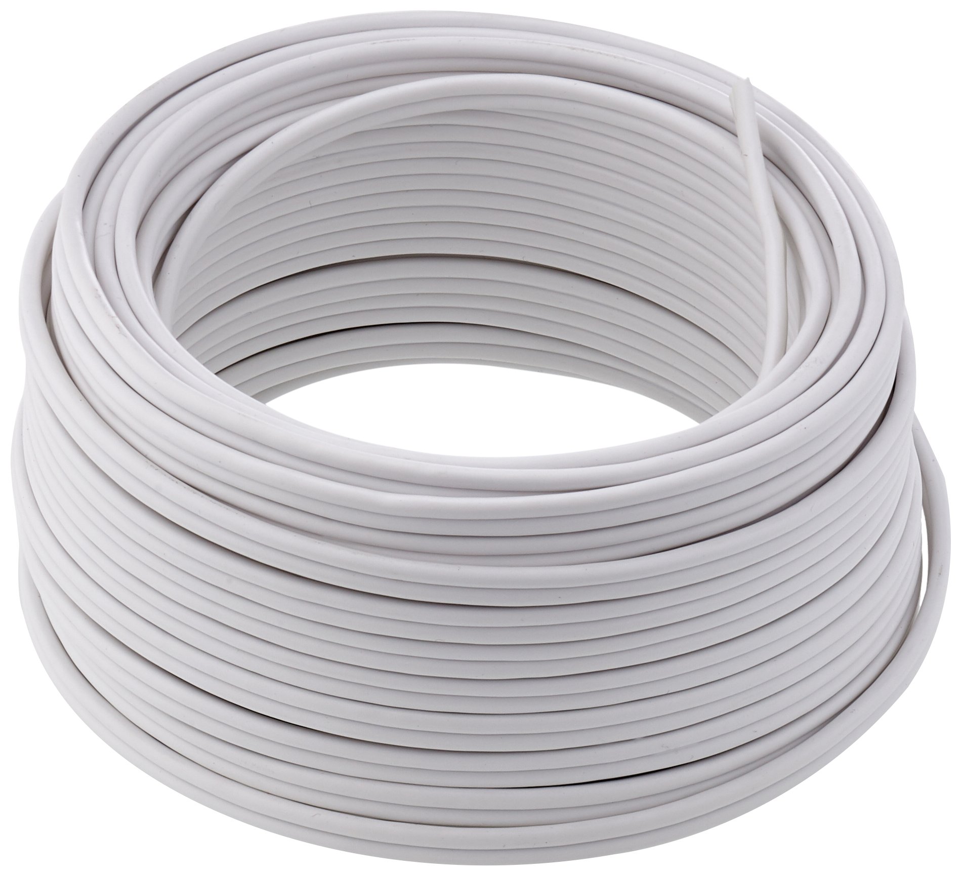 MANAX Cavo Per Altoparlante 2x1.5mm² – 50m, Trasparente, Robusto E Con Ottima Trasmissione - 2