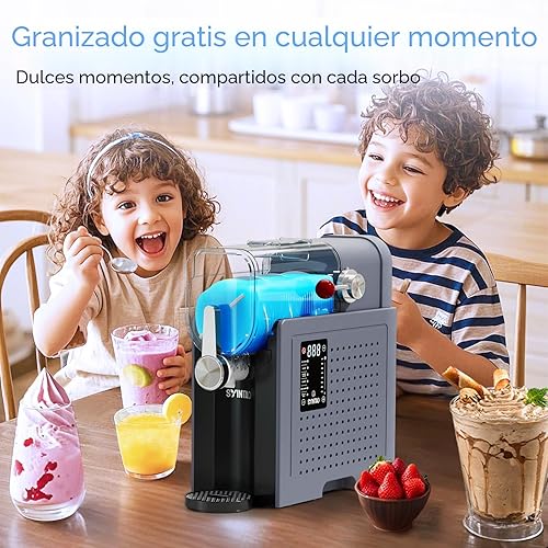 Miniatura 4 de Máquina de granizado  No necesita hielo, 88oz bebida congelada y suave serve máquina de helado. Máquina de granizado para el hogar con pantalla LED,