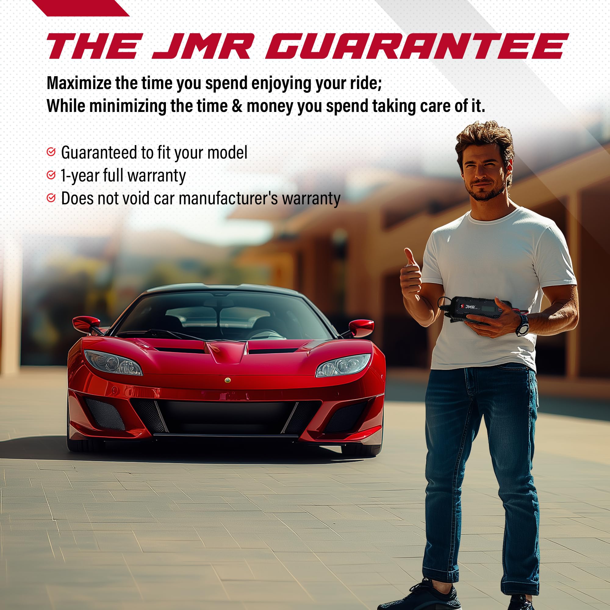 JMR Battery Charger for Lotus Emira Evora Exige Elise All Models Trickle Charger Conditioner Maintainer (No Lithium Mode)