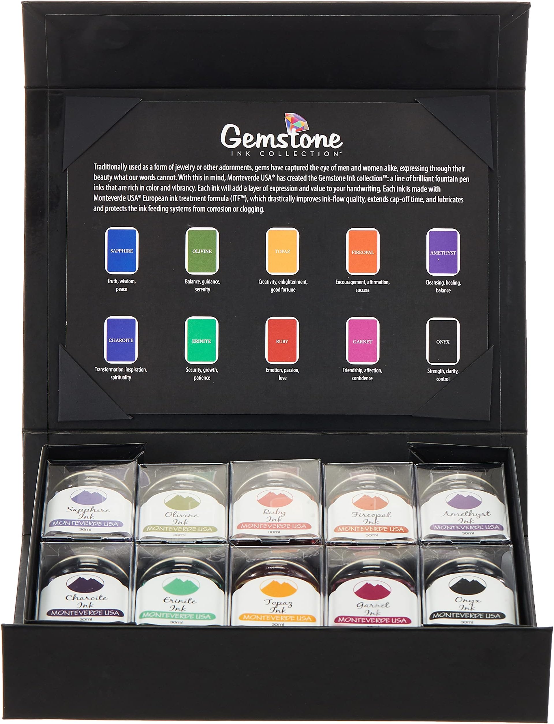 Gemstone Ink Collection Set Fountain Pen Refill (Mv12373)
