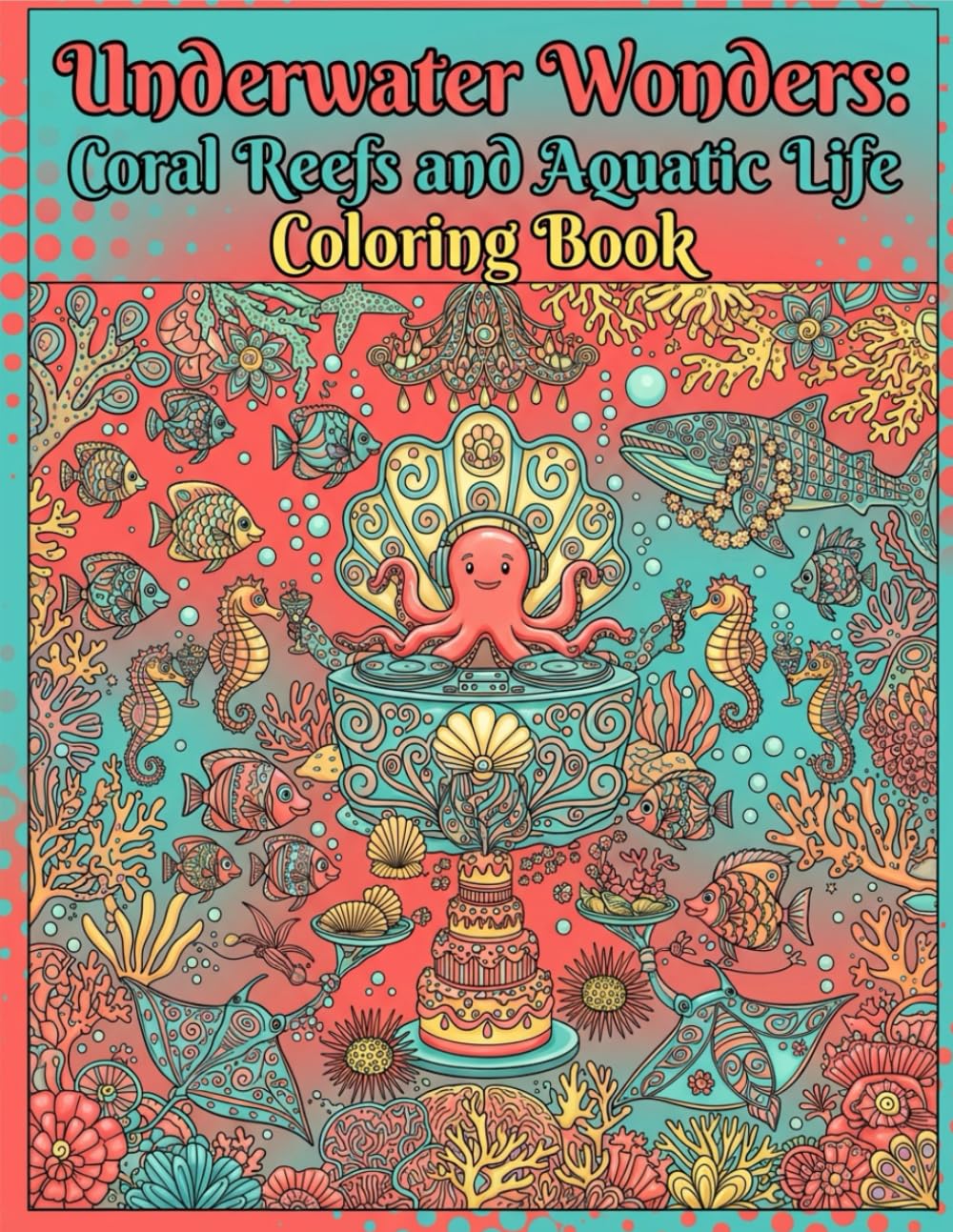 Underwater Wonders: Coral Reefs and Aquatic Life: Aquatic Life Coloring Book