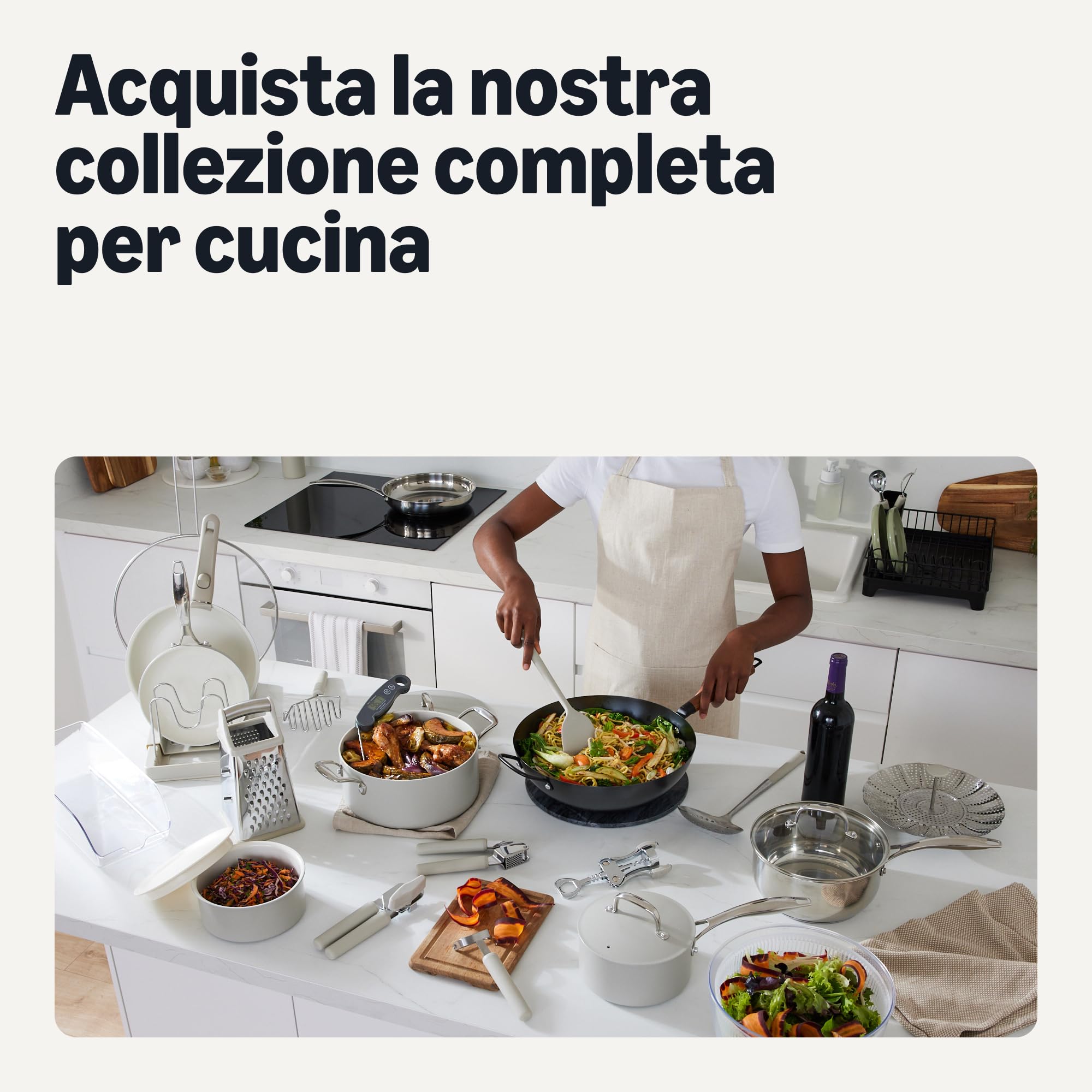 Amazon Basics Termometro Digitale per Carne a Lettura Istantanea, Resistente all'Acqua