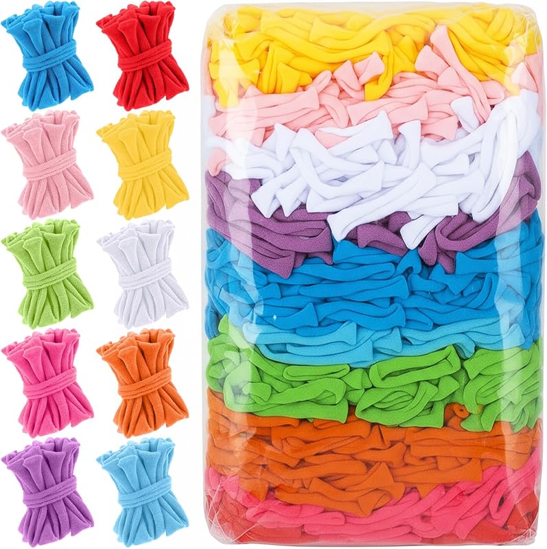1000 bucles de repuesto para telar de 7 pulgadas, bucles de telar de 10 colores para hacer agarraderas, bucle de tejido elástico, kit de bricolaje de telar flexible, bandas artesanales para adultos, proyectos de bricolaje, regalos