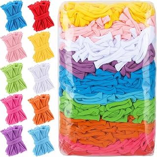 1000 bucles de repuesto para telar de 7 pulgadas, bucles de telar de 10 colores para hacer agarraderas, bucle de tejido elástico, kit de bricolaje de telar flexible, bandas artesanales para adultos, proyectos de bricolaje, regalos
