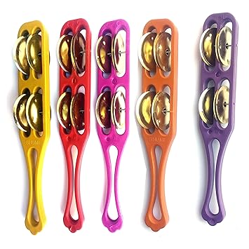 MAMTA Handled Plastic Khartal (Multicolour) 5 Pieces