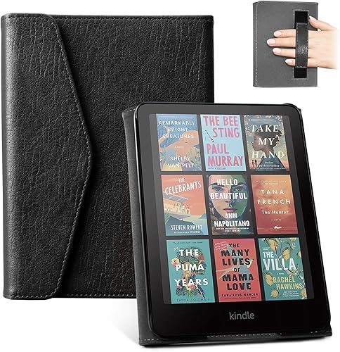 Miniatura 42 de CoBak Funda con soporte para Kindle Paperwhite 12.ª generación 2024 (7") y Kindle Colorsoft Signature Edition - Funda de piel sintética duradera con