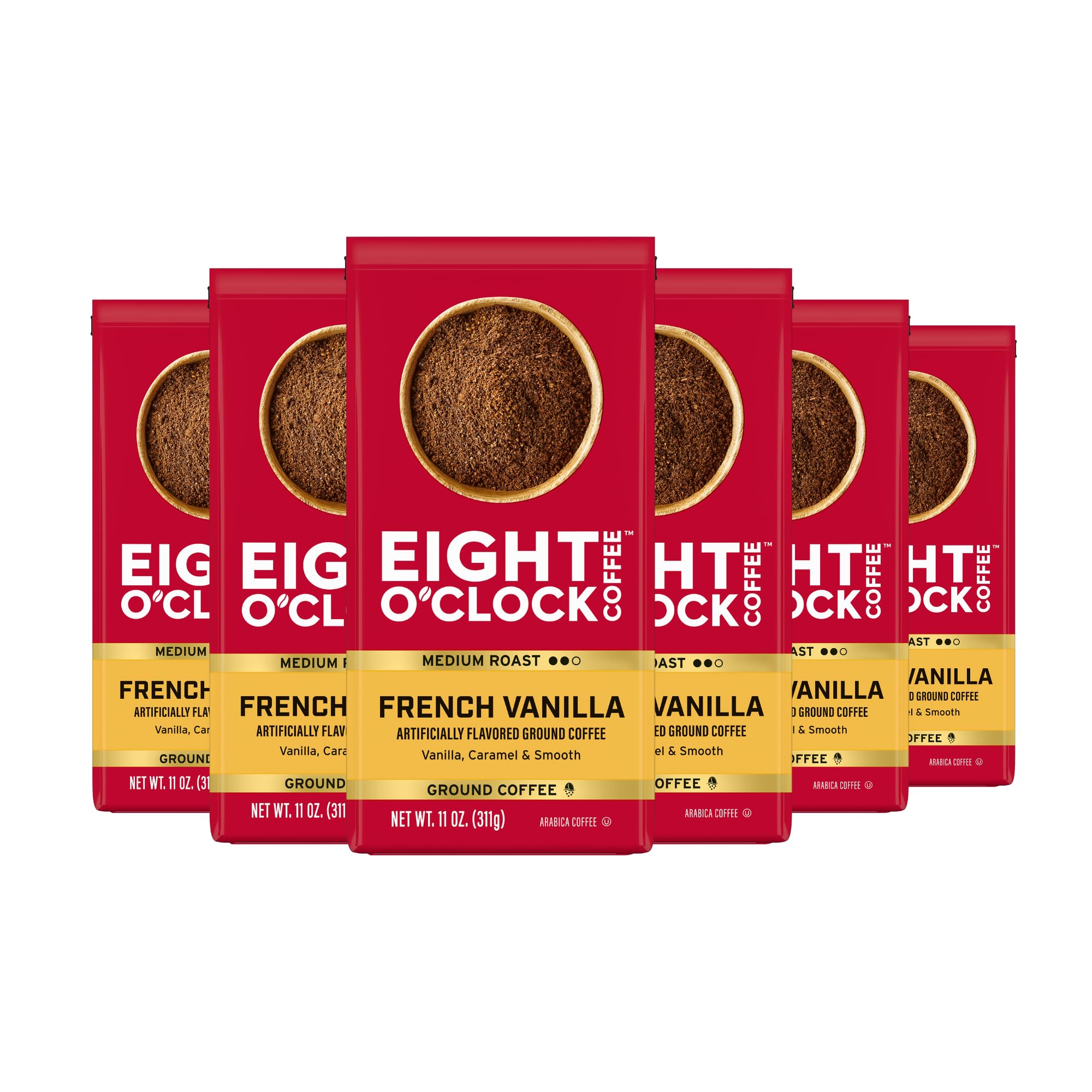 Eight O'Clock Coffee French Vanilla, 11 Ounce...