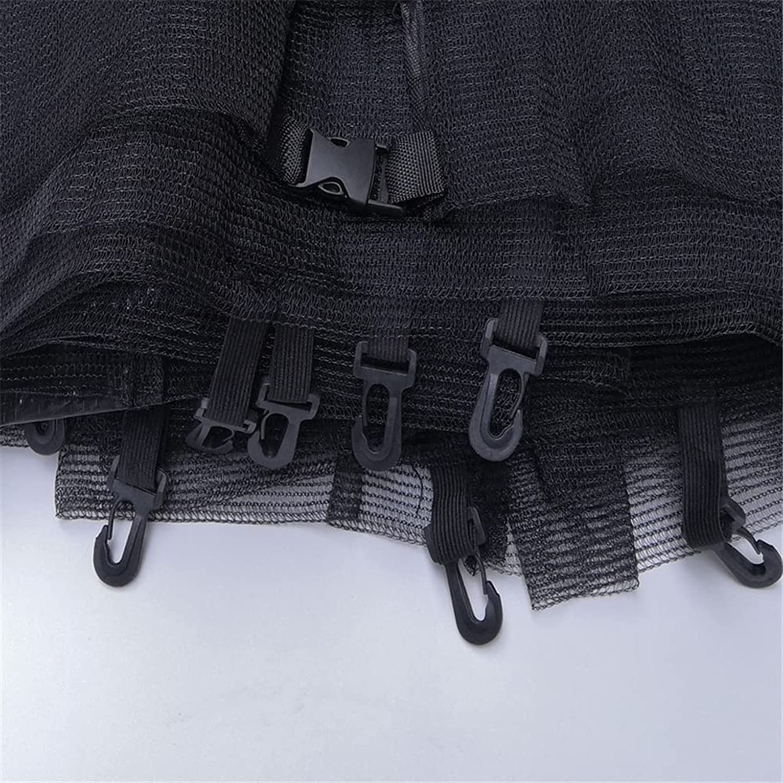 Red de seguridad y almohadilla de repuesto para cama elástica de 10 pies a 16 pies, resistente a la intemperie, transpirable, se adapta a postes rectos de 6/8, accesorios esenciales para la seguridad