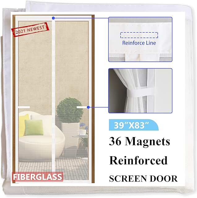 Amazon.com: magnetic screen sliding door