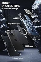 Vista 8 de SUPCASE Funda para iPhone 14 Pro Max / iPhone 13 Pro Max con soporte para cámara, [compatible con MagSafe] [Clip de cinturón integrado] Funda