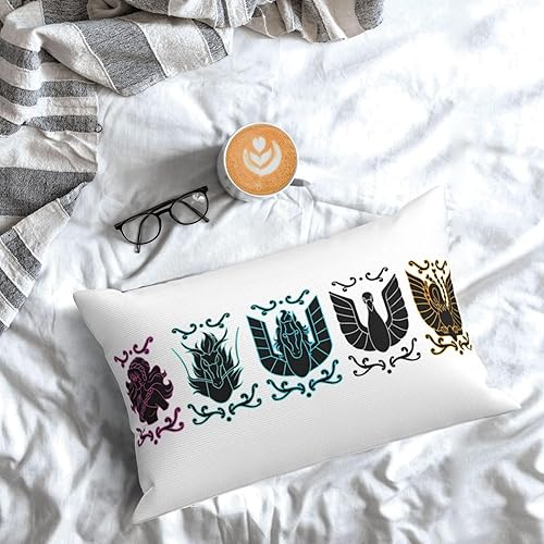 Miniatura 5 de Saint Seiya Throw Pillow Covers Pattern Decorative Square Pillowcases Cushion Cover for Bedroom Sofa Chair One Size