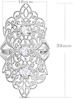 Vista 3 de Anillos de plata de ley Anillo de plata con nudo celta Anillo de plata de ley Anillo de plata de ley con nudo celta Hecho en Israel, anillo