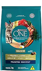 Ração Gatos Filhotes PURINA ONE Frango e Carne 2kg