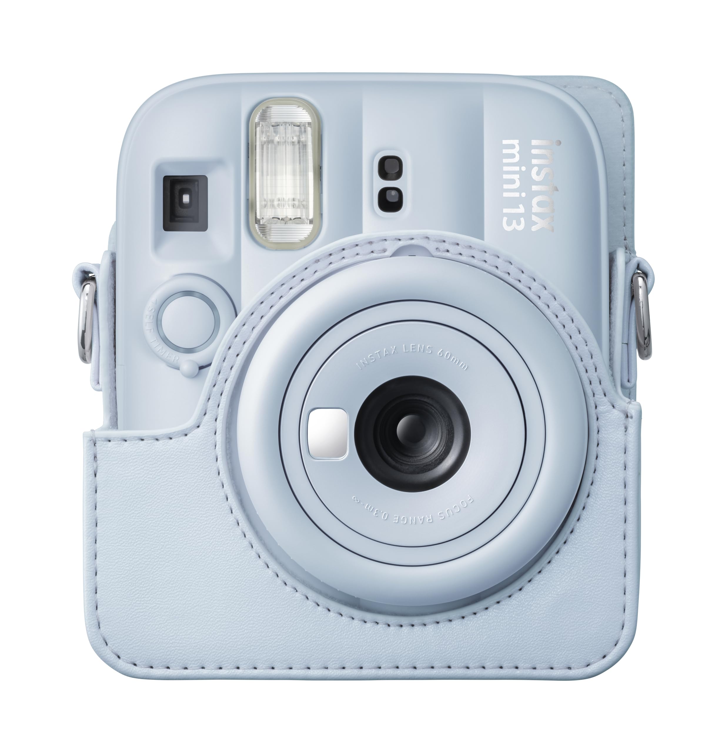 Etui na aparat instax mini 13 z regulowanym paskiem na ramię, kolor Frost Blue
