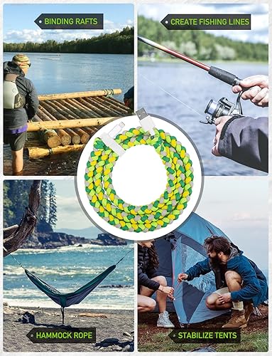 Miniatura 7 de Kavie Cable de carga USB, cable de datos trenzado de paracaídas tipo A, cable de carga rápida compatible con iPhone 1414 Pro Max13 Pro Max1211 Pro