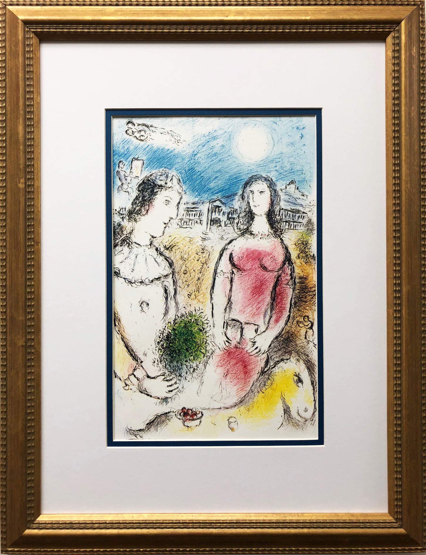 Marc Chagall、LE COUPLE、海外版超希少レゾネ、新品額付 Amazon.com: Marc Chagall 