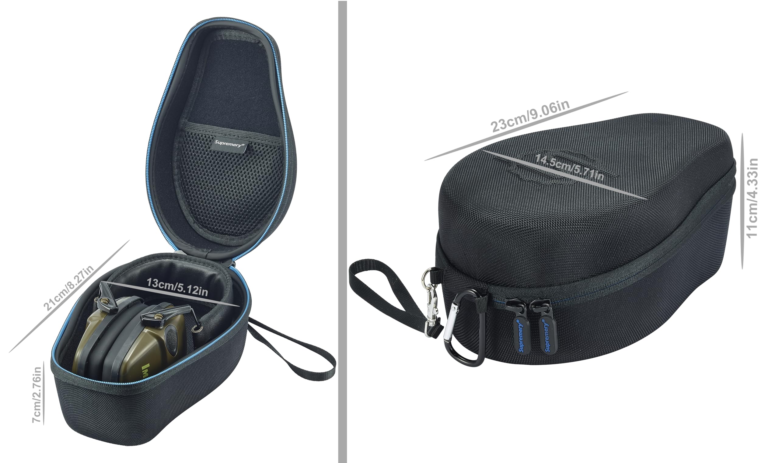 Torba kompatybilna z ochronnikami słuchu Honeywell Howard Leight Impact Sport Case - Wytrzymała, ochronna torba do przechowywania