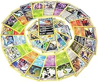 Vista 1 de 25 cartas raras de Pokemón con 100 HP o superior (paquete variado sin duplicados) (versión en inglés)