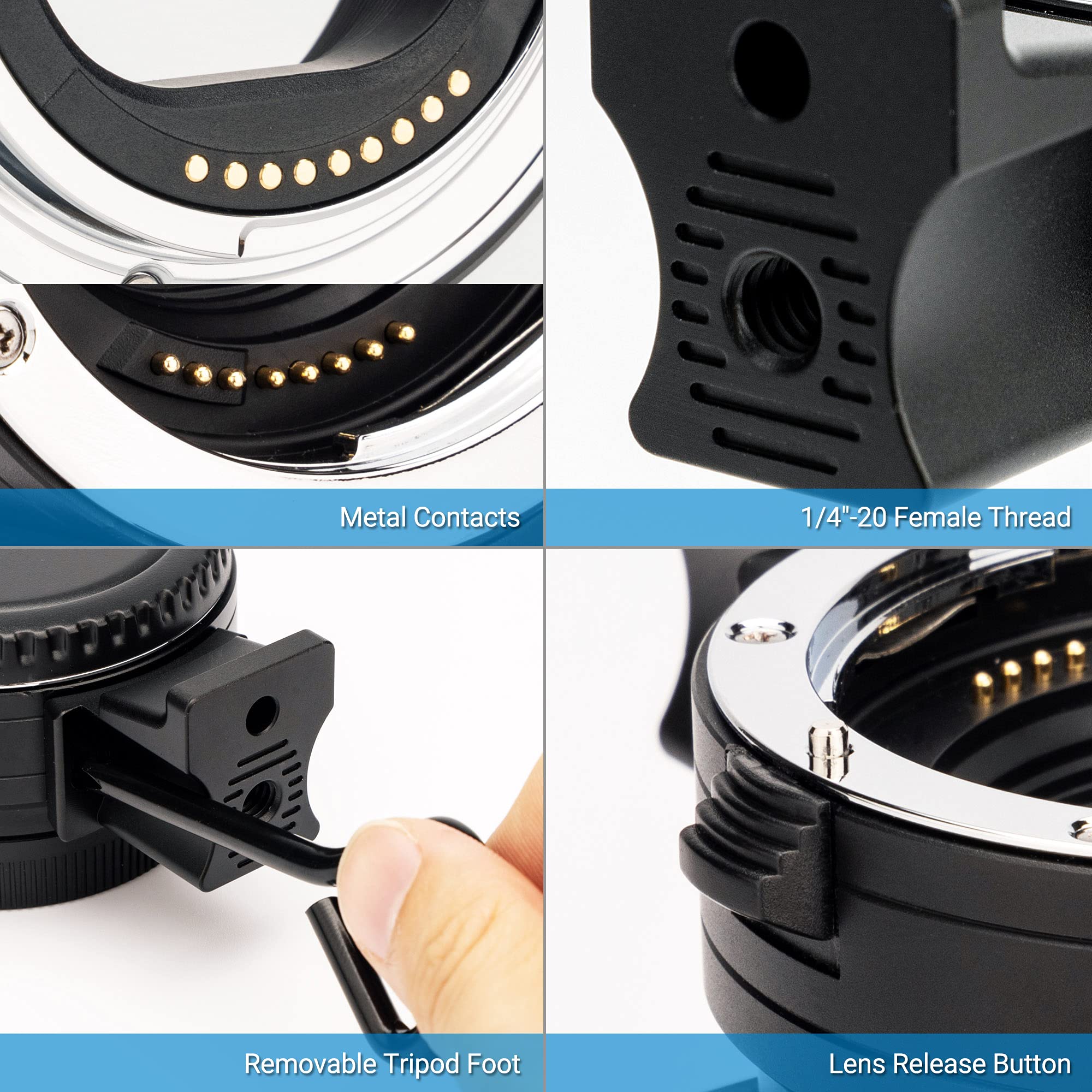 Amazon.com : JJC EF-EOS M Auto Focus Lens Mount Adapter Converter 