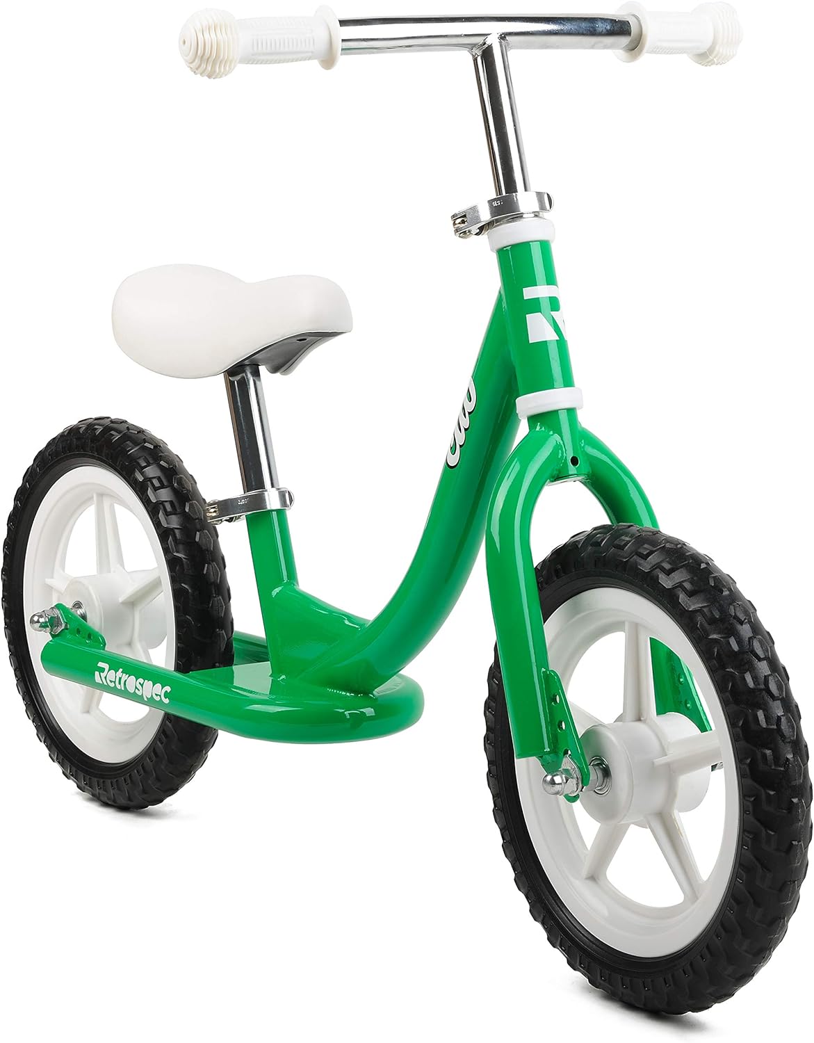 Retrospec Cub Kids Balance Bike No Pedal Bicycle - Beginner Toddler Bike - Steel Frame & Air-Free Tires - Girls & Boys 2-5 Years - Eggshell : Toys & Games