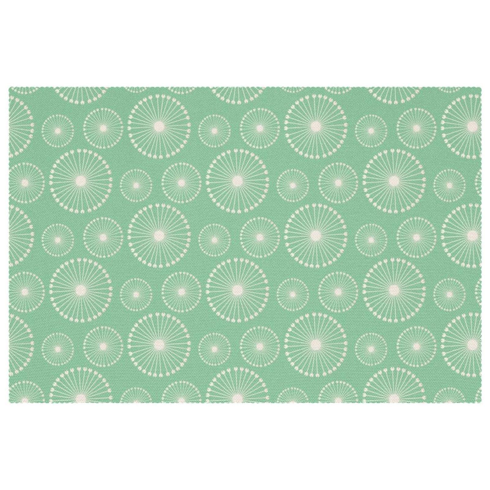 Lot de 4 sets de table tissu Oxford géométrique décoration cuisine