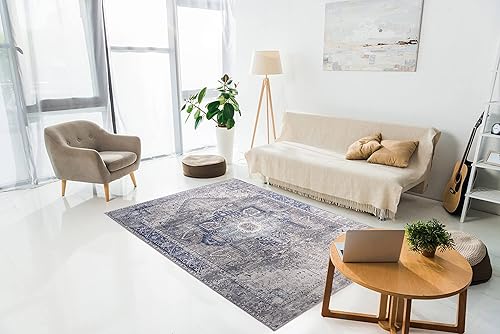 Miniatura 7 de RugOver Alfombra lavable a máquina, apta para mascotas y antideslizante, alfombra de interior para cocina, baño, sala de estar, decoración del piso