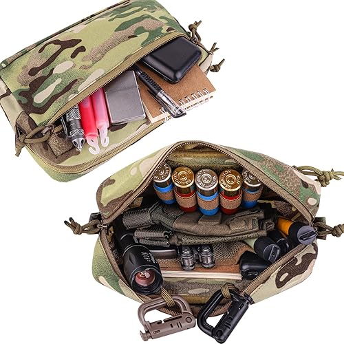 Miniatura 9 de Bolsa táctica Molle Admin Wide GP Utility Bolsas para chaleco y cinturón de servicio como bolsa de almacenamiento ampliada Cummerbund