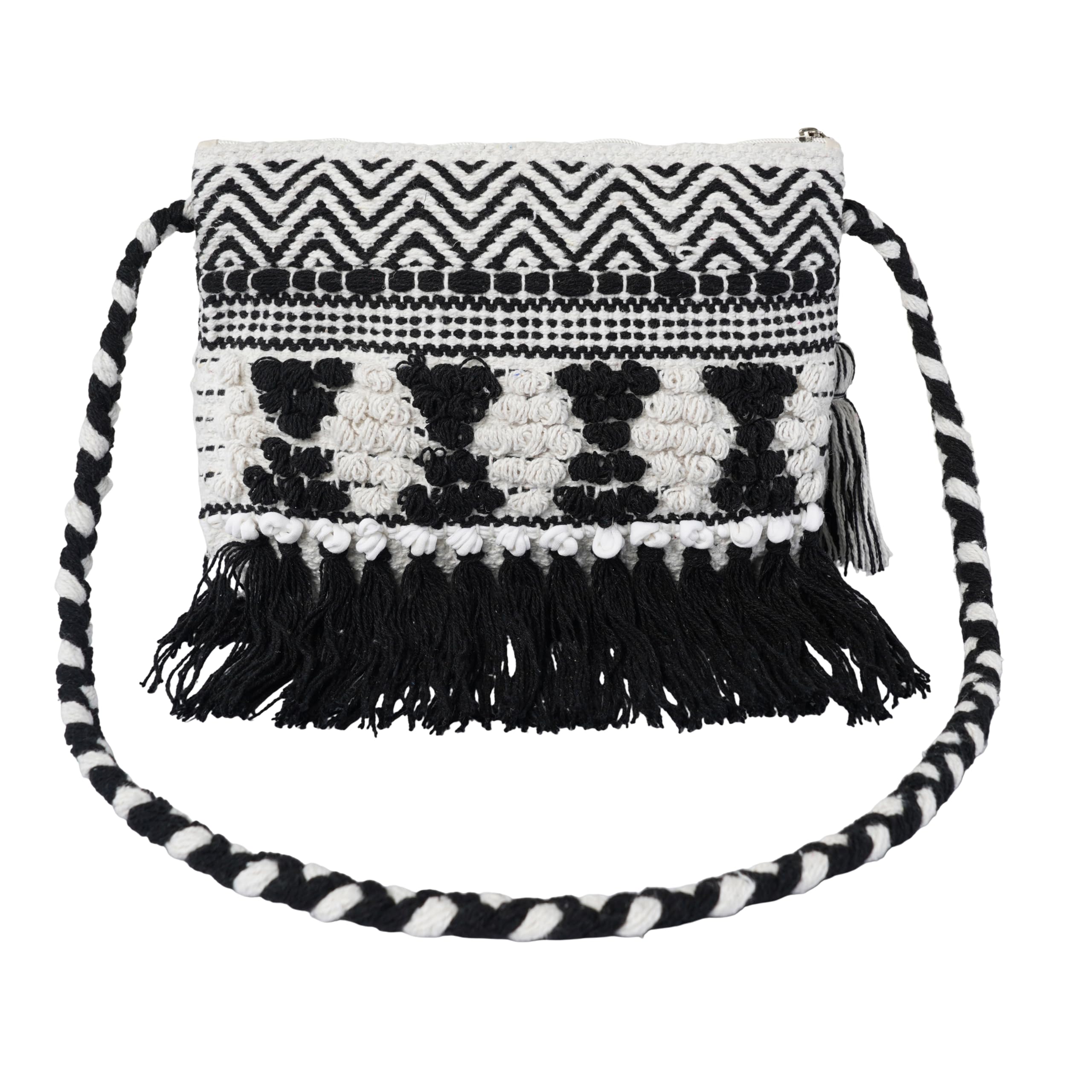 Women's Crossbody Sling Bag, Casual Shoulder Purse (Black)-image-38
