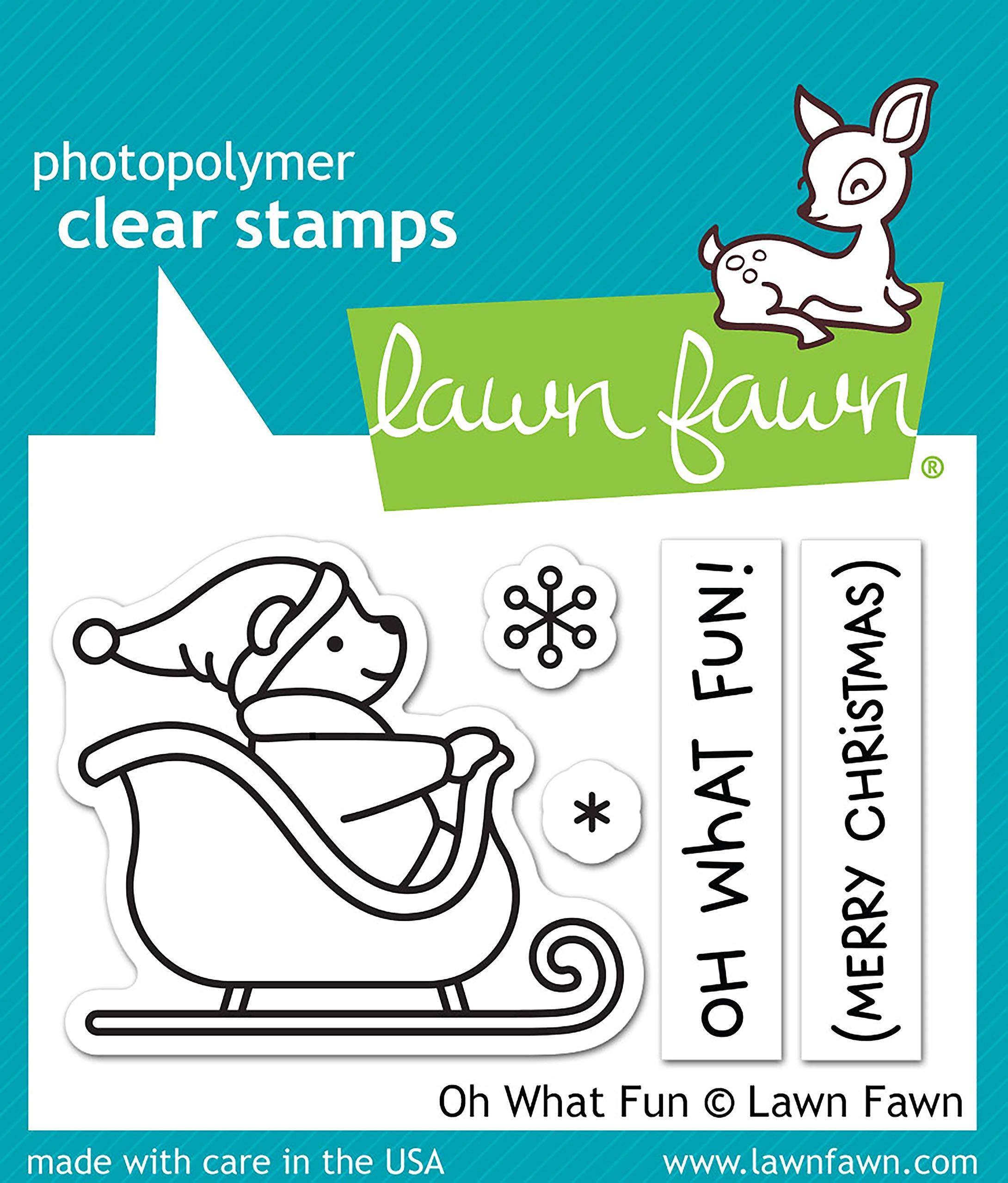 Lawn Fawn Oh What Fun 2X3 Clear Stamp