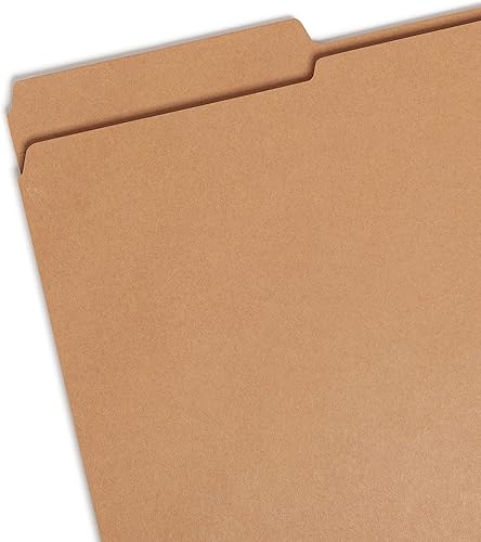 Miniatura 2 de Smead Carpeta de archivos, pestaña reforzada de corte 13, tamaño legal, kraft, 100 por caja (15734)