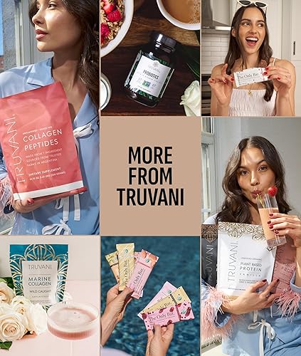 Miniatura 8 de Polvo de proteína de suero orgánico Truvani  Chocolate  20g de proteína de suero alimentado con hierba  20 porciones  Orgánico certificado USDA y