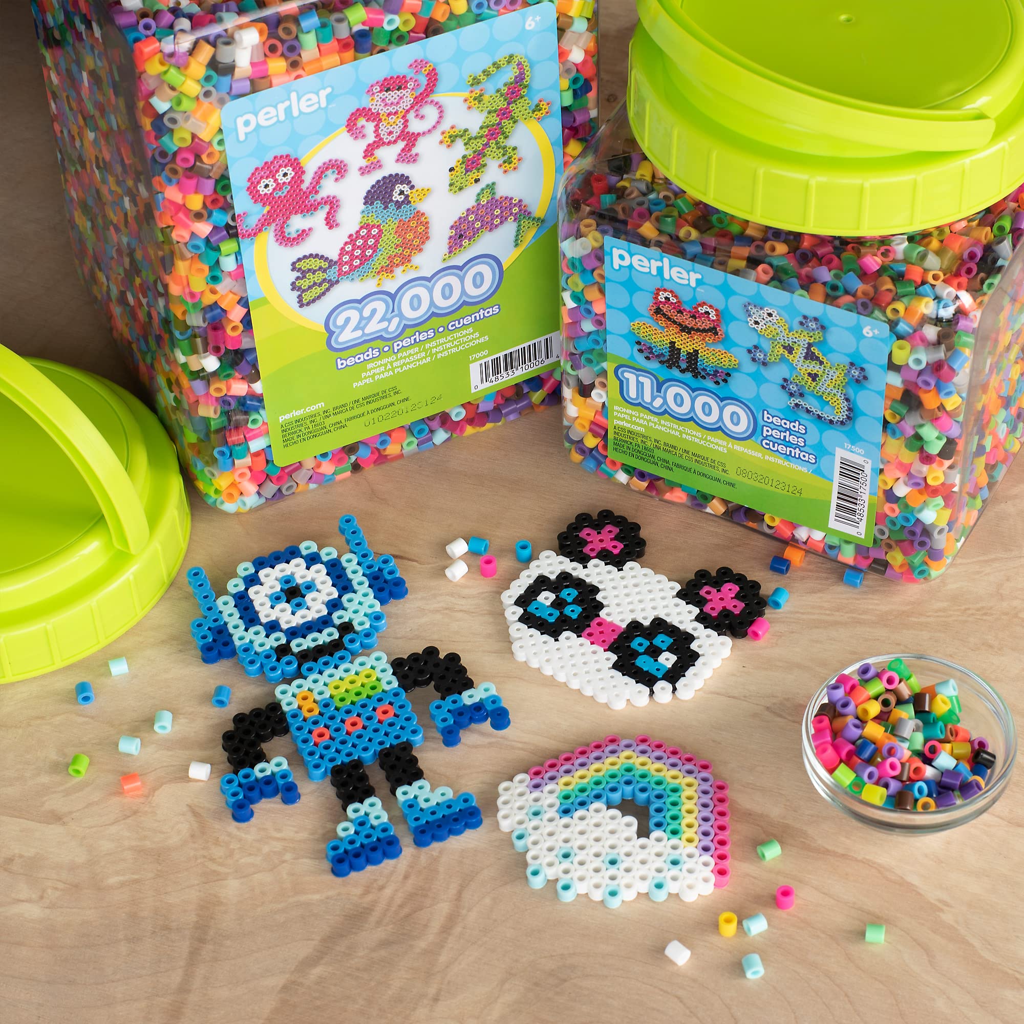 Perler 17000 Assorted Bulk Fuse Beads Set with Storage...B000ZDME7Y
