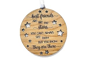 Best Friend Are Like Stars - Christmas Ornament for Best Friends