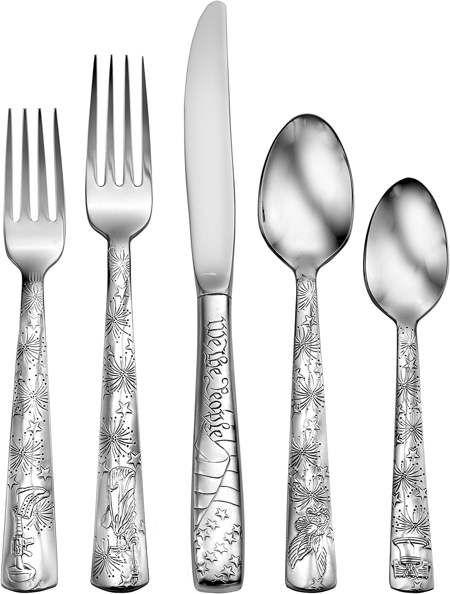 Liberty Tabletop Betsy Ross 45 Piece Flatware Set Service