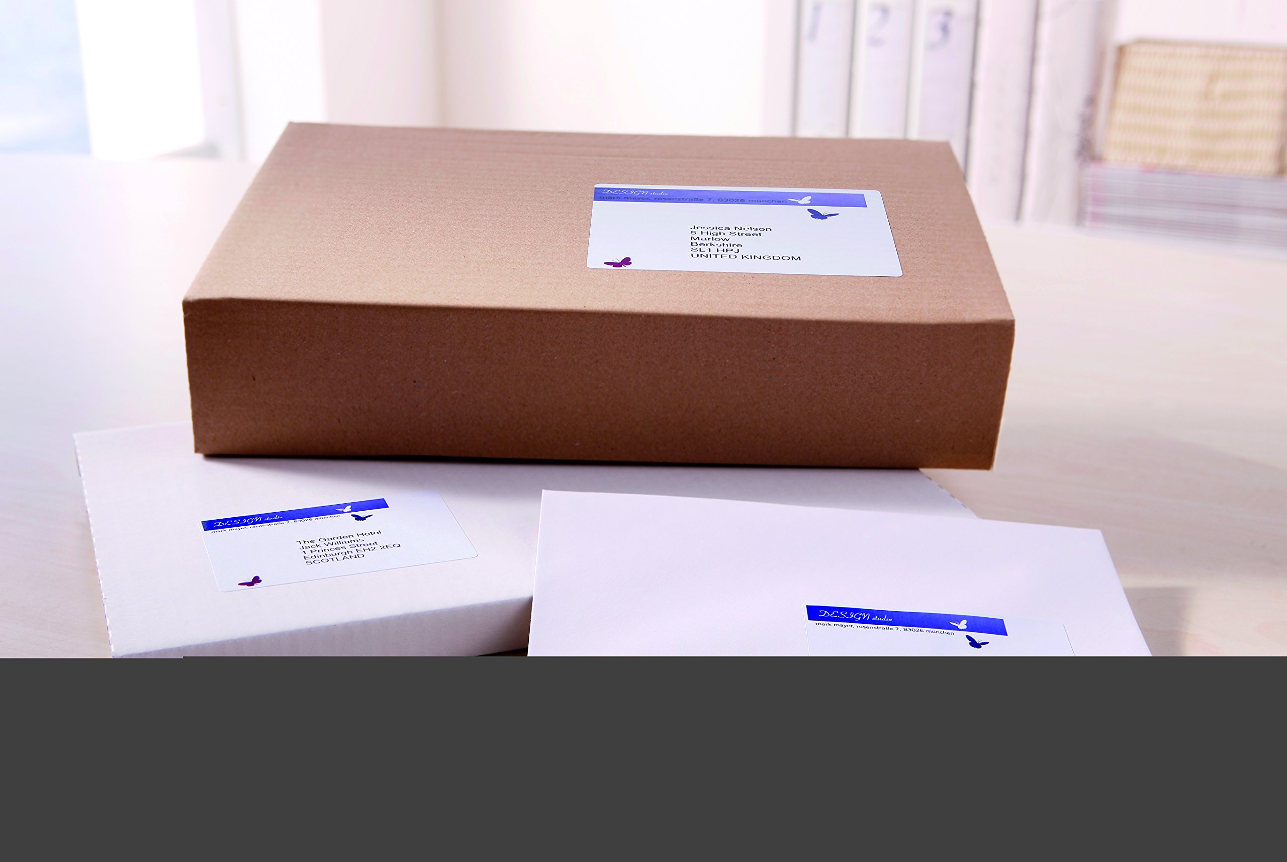 Etichette Avery 46x25mm - Carta Bianca, Adesivo Permanente, 40 Etichette/Foglio, 25 Fogli - Foto 12