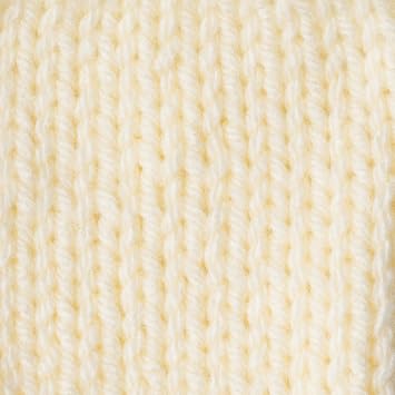 Caron One Pound Solids Yarn, 16oz, Gauge 4 Medium, 100% Acrylic - One Pound Cream - For Crochet, Knitting & Crafting ( 1 Piece )