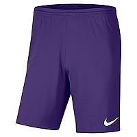 Nike BV6855-547 Nike Dri-Fit Park 3 Pantaloncini Uomo Court Purple/White Taglia XL